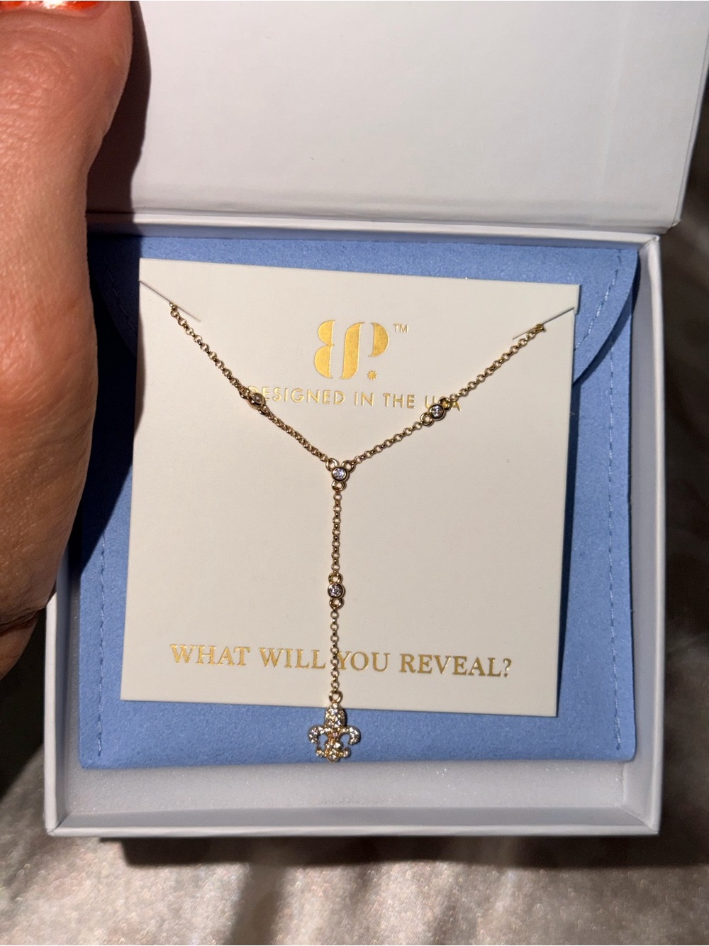 BOMB PARTY | “The Liora Drop Necklace” - Sterling Club Vermeil